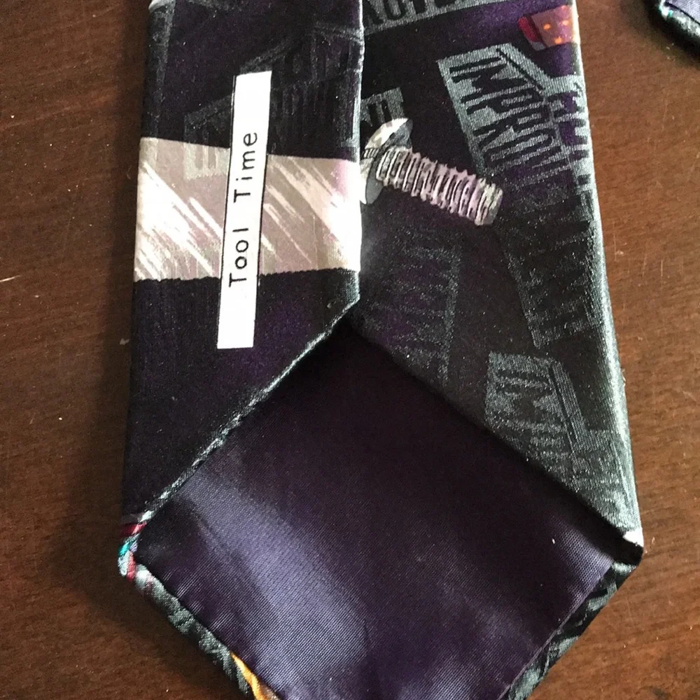 Vintage Tim the Toolman Taylor Home Improvement TV Show Tool Time Men’s Tie